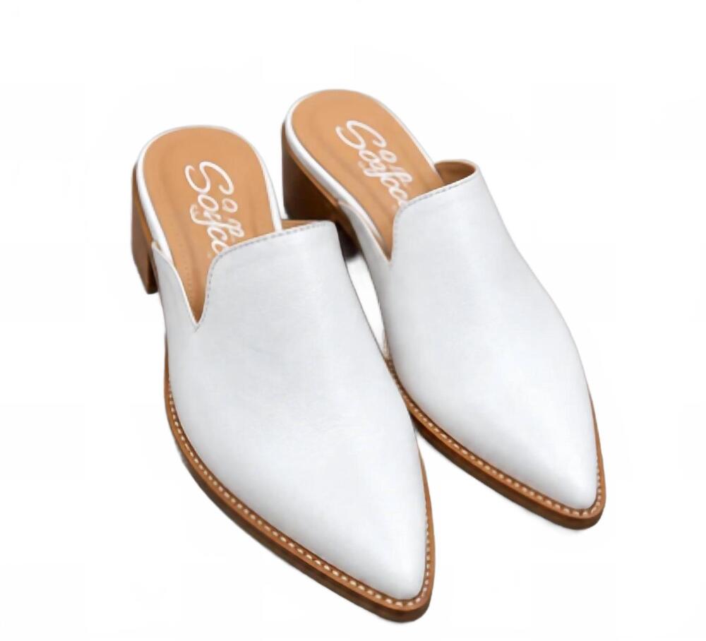 NEW SBICCA women's thomaston mule in white